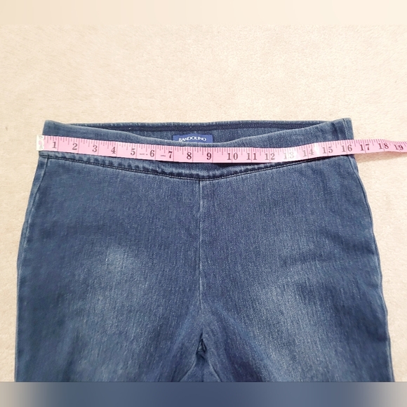 Bandolino Selene Pull-On Jeggings Jeans Women’s Size 10 Blue Stretch Denim Pants - Picture 5 of 15